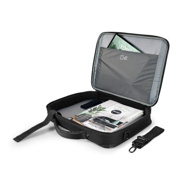Sacoche PC - PORT DESIGNS - Pour ordinateur portable COURCHEVEL Clamshell - 15.6 pouces - Noir