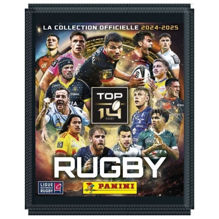 Starter Pack - PANINI - Rugby Top 14 2024-2025 - Album - 2 pochettes - 2 offertes