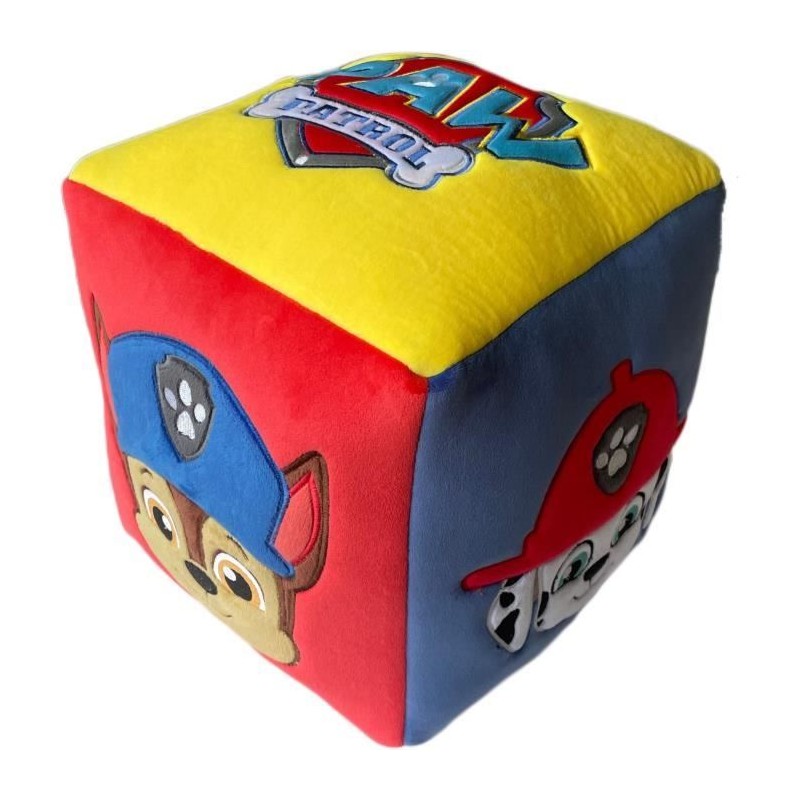Coussin - Cube - PAT'PATROUILLE - Microfibre - 25 x 25 x 25 cm Coussin - Cube - PAT'PATROUILLE - Microfibre - 25 x 25 x 25 cm