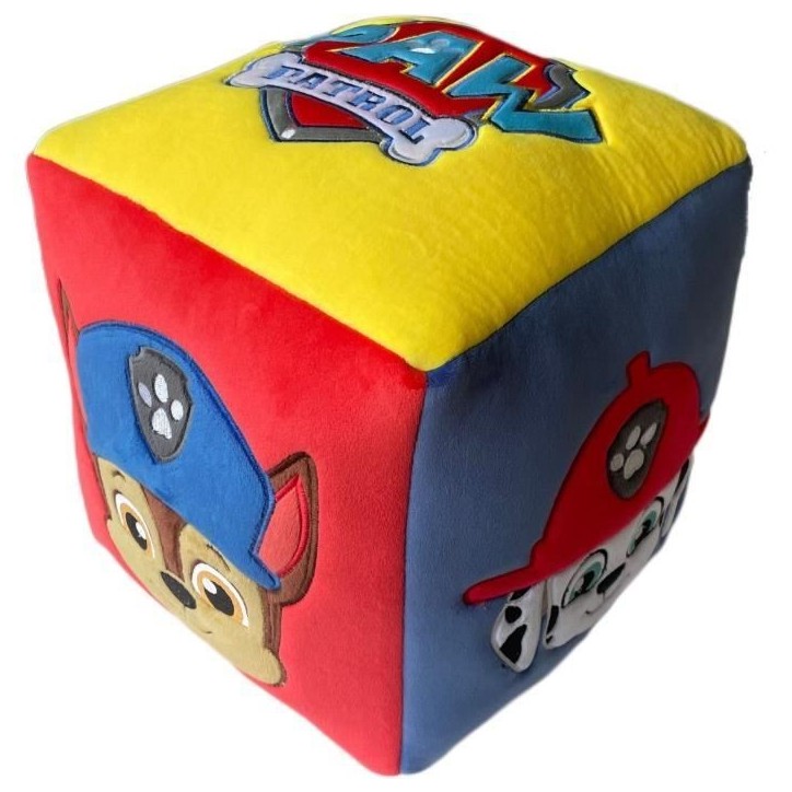 Coussin - Cube - PAT'PATROUILLE - Microfibre - 25 x 25 x 25 cm Coussin - Cube - PAT'PATROUILLE - Microfibre - 25 x 25 x 25 cm