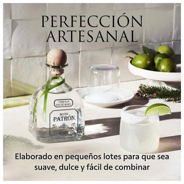 Tequila Patrón Silver Premium 70 cl - 40° Tequila Patrón Silver Premium 70 cl - 40°