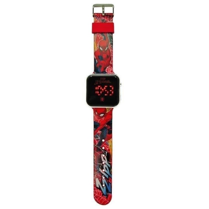 Montre LED - KIDS LICENSING - SPD4800 - Affichage heure et date - Changement de fond d'écran - Couleur bleue Montre LED - KIDS LICENSING - SPD4800 - Affichage heure et date - Changement de fond d'écran - Couleur bleue