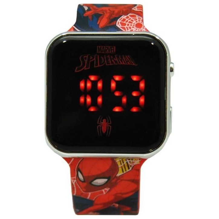 Montre LED - KIDS LICENSING - SPD4800 - Affichage heure et date - Changement de fond d'écran - Couleur bleue Montre LED - KIDS LICENSING - SPD4800 - Affichage heure et date - Changement de fond d'écran - Couleur bleue
