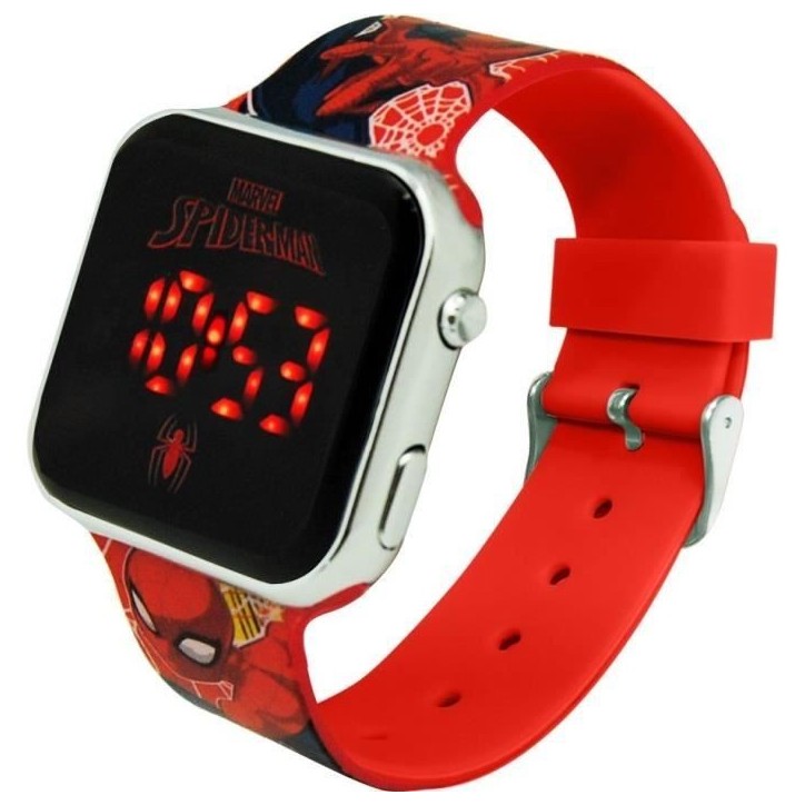 Montre LED - KIDS LICENSING - SPD4800 - Affichage heure et date - Changement de fond d'écran - Couleur bleue Montre LED - KIDS LICENSING - SPD4800 - Affichage heure et date - Changement de fond d'écran - Couleur bleue
