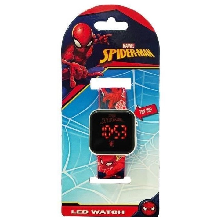 Montre LED - KIDS LICENSING - SPD4800 - Affichage heure et date - Changement de fond d'écran - Couleur bleue Montre LED - KIDS LICENSING - SPD4800 - Affichage heure et date - Changement de fond d'écran - Couleur bleue