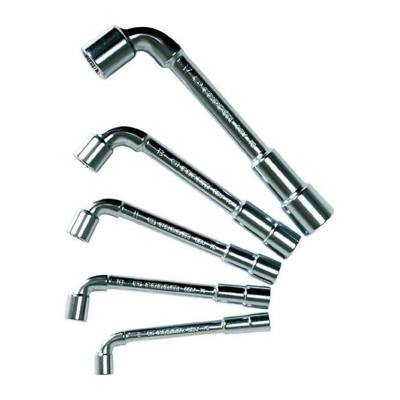 Coffret de 5 Clés a Pipe profils 12 pans x 6 pans FACOM - 76.J5PB - 1