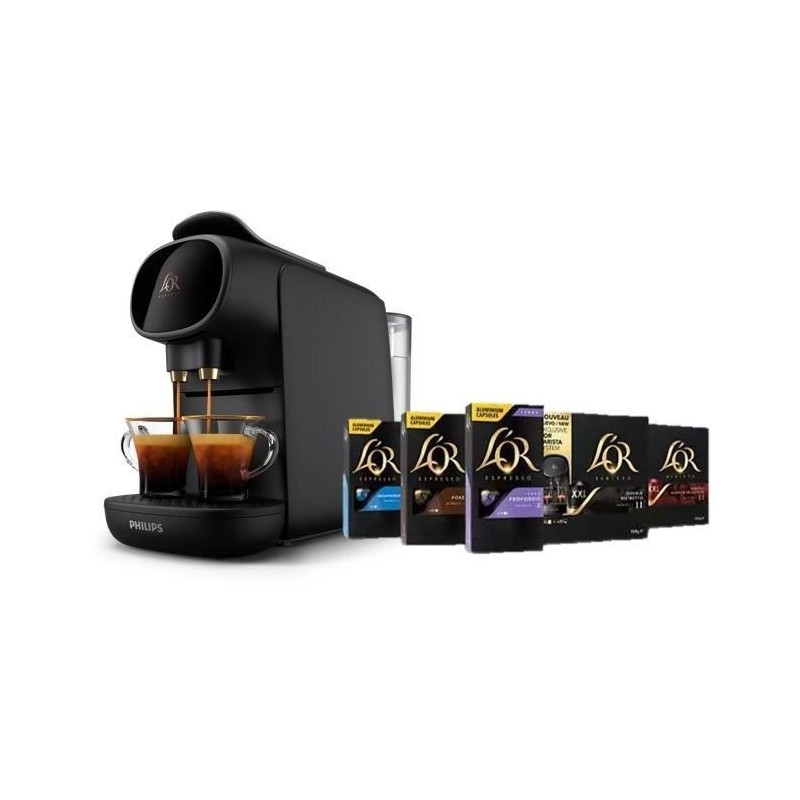 Machine a café a capsules doubles - PHILIPS - L'Or Barista Sublime -