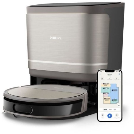Aspirateur Robot Laveur - PHILIPS XU9100/10 - 8000 Pa - 280 min - 210