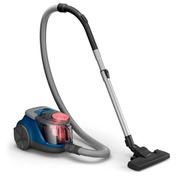 Aspirateur sans sac - PHILIPS - XB2123/09 - Série 2000 PowerCyclone 4 - 850W - Bleu/rose