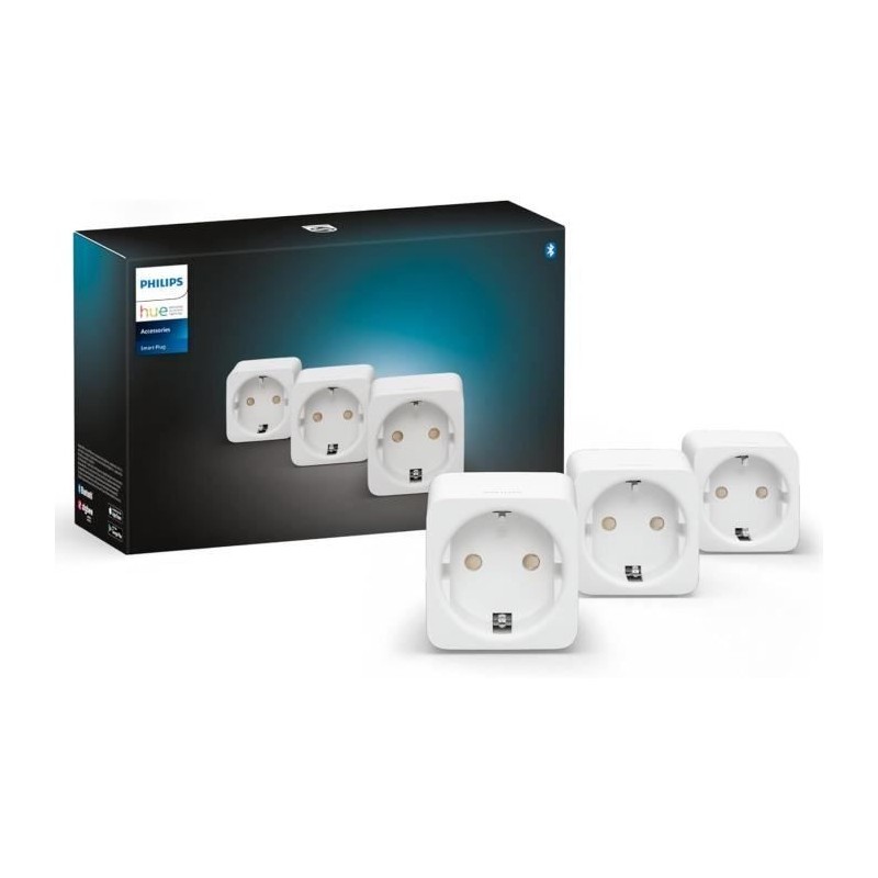 Lot de 3 prises connectées - PHILIPS HUE - Blanc