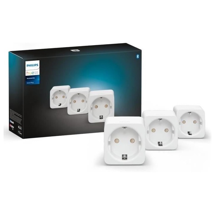 Lot de 3 prises connectées - PHILIPS HUE - Blanc
