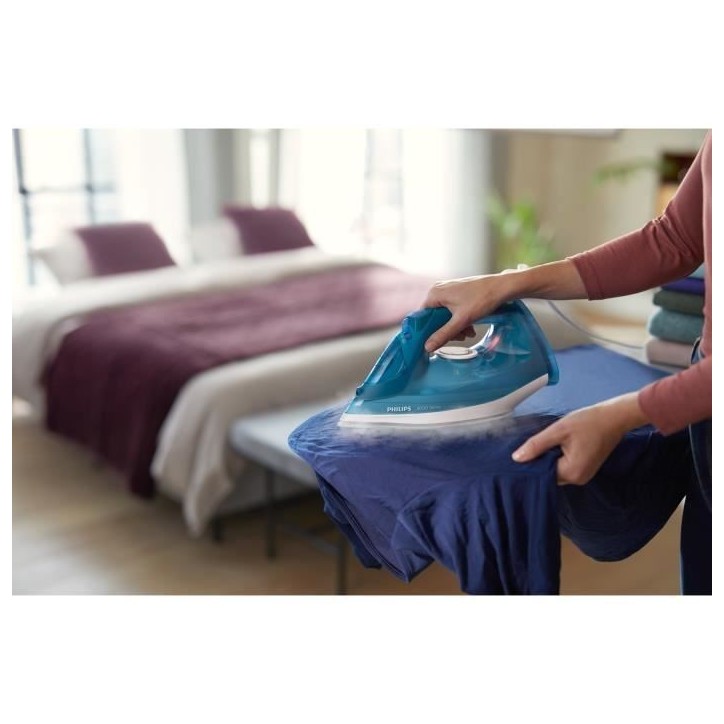Fer a repasser - PHILIPS - DST3040 - Fer a vapeur - Bleu