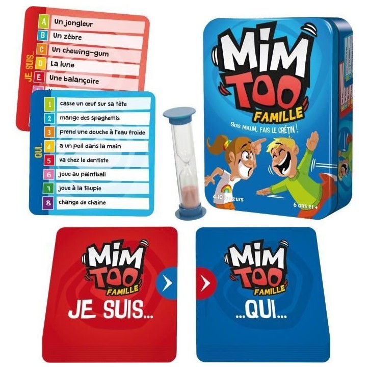 Mimtoo : Famille|Asmodee - Jeu de cartes et d'imagination - a partir de 6 ans Mimtoo : Famille|Asmodee - Jeu de cartes et d'imagination - a partir de 6 ans
