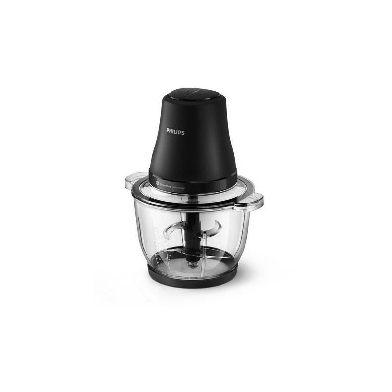 Hachoir électrique - PHILIPS Série 3000 - HR1502/00 - 500 W - Noir