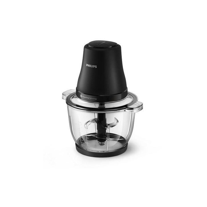 Hachoir électrique - PHILIPS Série 3000 - HR1502/00 - 500 W - Noir