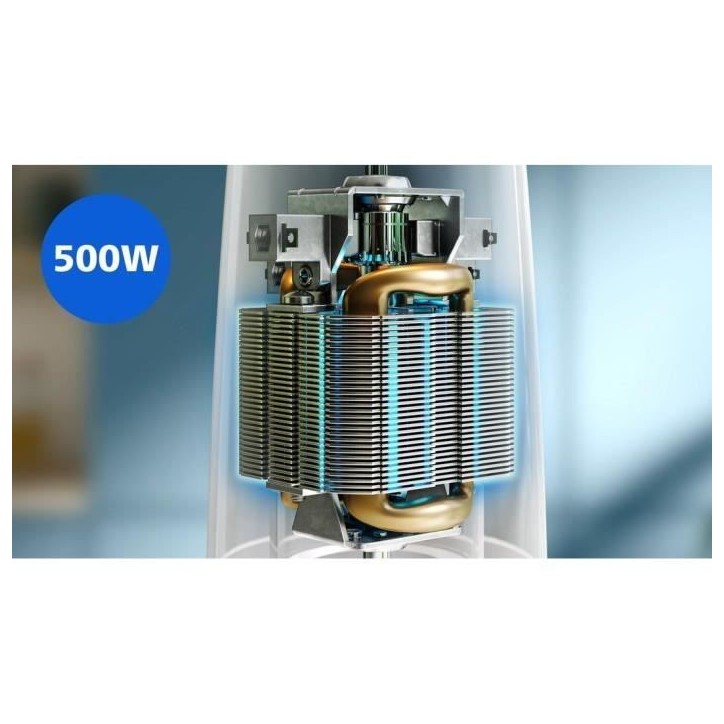 Hachoir électrique - PHILIPS Série 3000 - HR1502/00 - 500 W - Noir