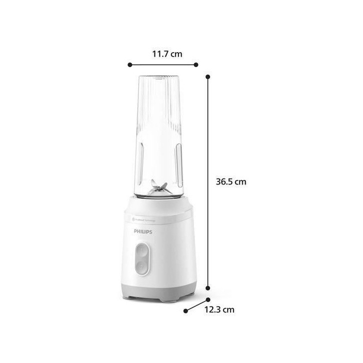 Blender - PHILIPS - HR2670/00 - 350 W - 0,8 L - Noir Blender - PHILIPS - HR2670/00 - 350 W - 0,8 L - Noir