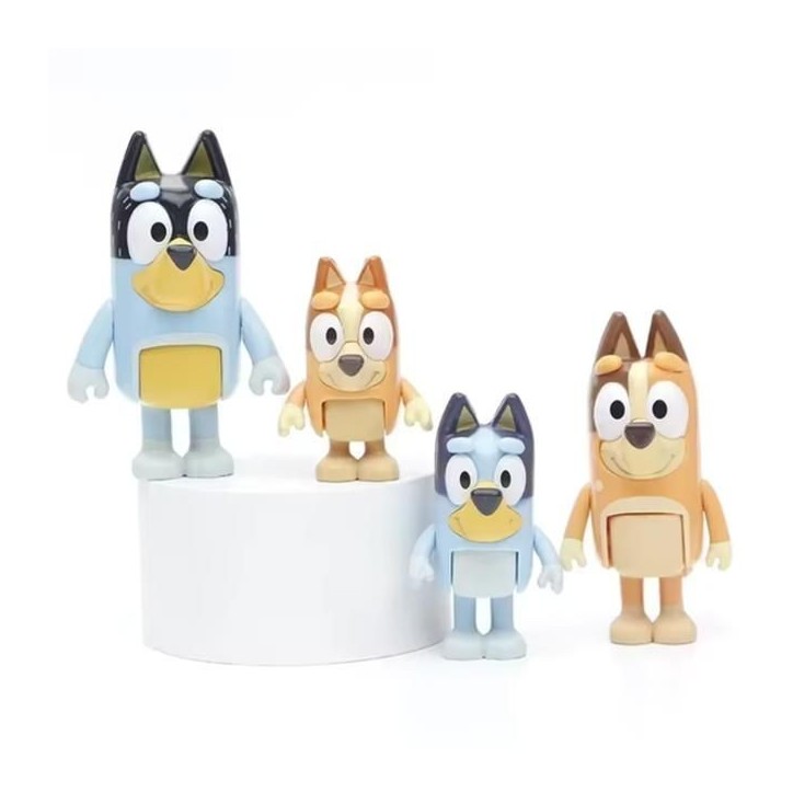 Coffret de 4 figurines de la famille de Bluey - MOOSE TOYS Coffret de 4 figurines de la famille de Bluey - MOOSE TOYS