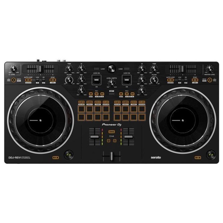 Contrôleur DJ - PIONEER DJ - DDJ-REV1 - a 2 voies - Noir Contrôleur DJ - PIONEER DJ - DDJ-REV1 - a 2 voies - Noir