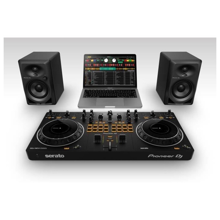 Contrôleur DJ - PIONEER DJ - DDJ-REV1 - a 2 voies - Noir Contrôleur DJ - PIONEER DJ - DDJ-REV1 - a 2 voies - Noir
