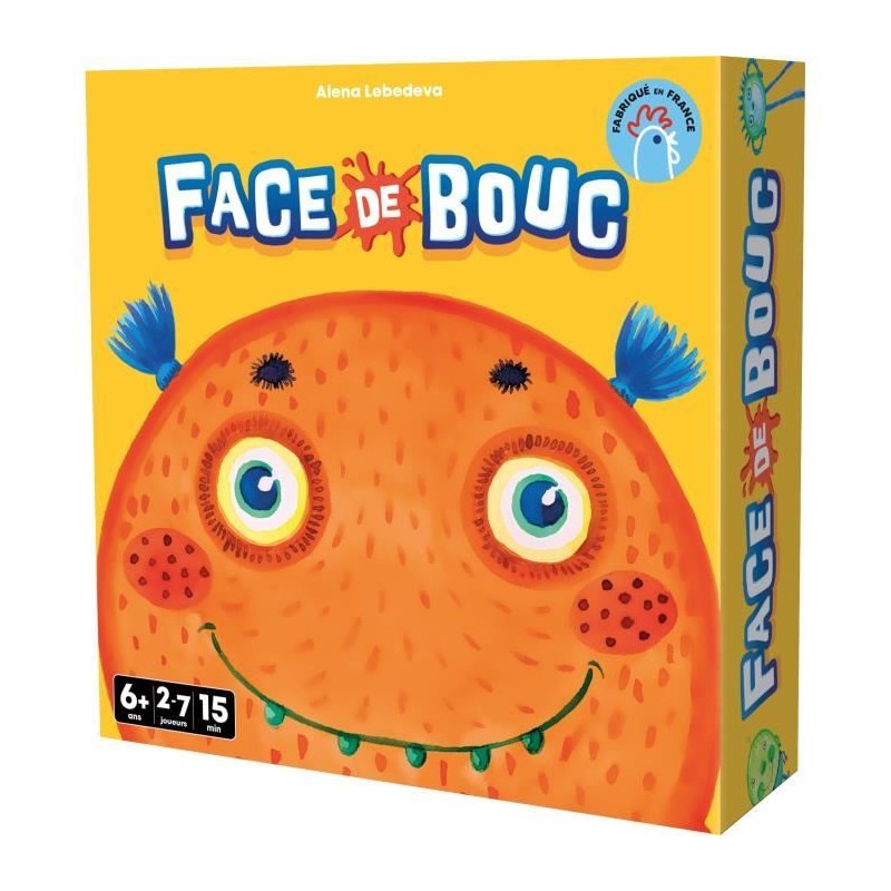 Face de bouc - Asmodee - Jeu de mémoire amusant qui encourage la cré Face de bouc - Asmodee - Jeu de mémoire amusant qui encourage la cré