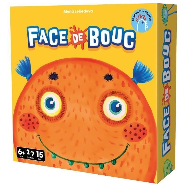 Face de bouc - Asmodee - Jeu de mémoire amusant qui encourage la créativité - Des 6 ans Face de bouc - Asmodee - Jeu de mémoire amusant qui encourage la créativité - Des 6 ans