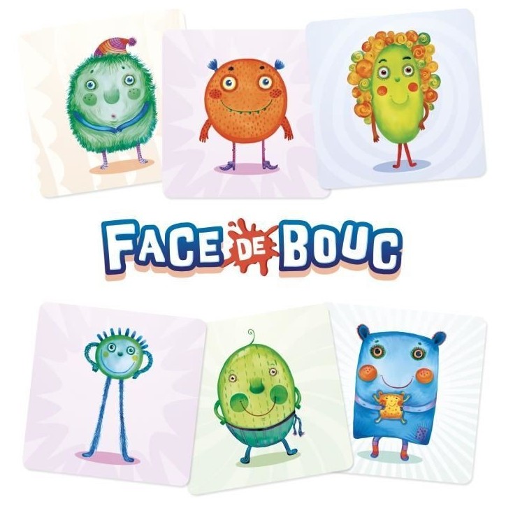 Face de bouc - Asmodee - Jeu de mémoire amusant qui encourage la créativité - Des 6 ans Face de bouc - Asmodee - Jeu de mémoire amusant qui encourage la créativité - Des 6 ans