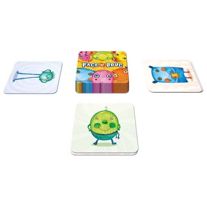 Face de bouc - Asmodee - Jeu de mémoire amusant qui encourage la créativité - Des 6 ans Face de bouc - Asmodee - Jeu de mémoire amusant qui encourage la créativité - Des 6 ans