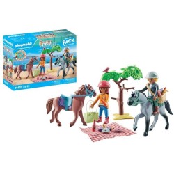 PLAYMOBIL 71470 Amélia et Ben avec chevaux - Horses of Waterfall - 2