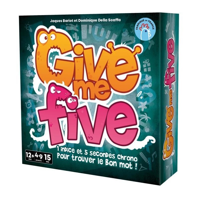 Give me five - Asmodee - Jeux de communication en équipe - Des 12 ans Give me five - Asmodee - Jeux de communication en équipe - Des 12 ans