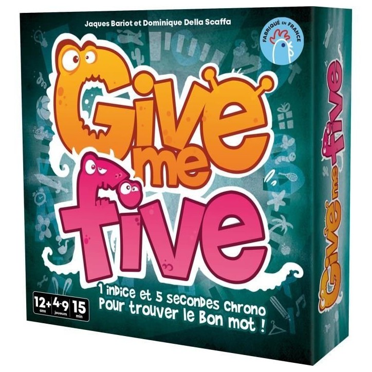Give me five - Asmodee - Jeux de communication en équipe - Des 12 ans