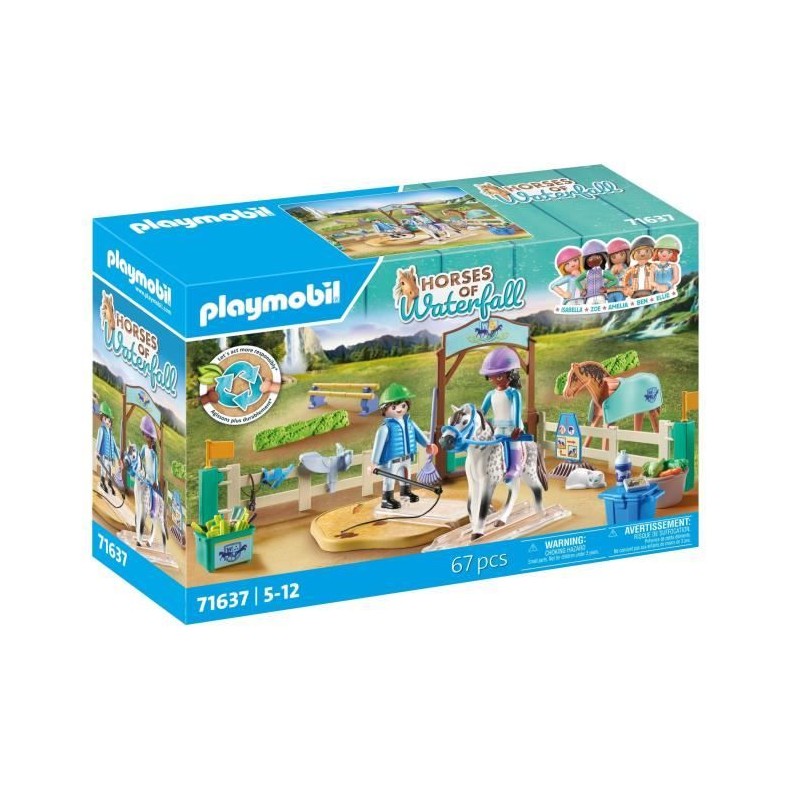 PLAYMOBIL 71637 Arene d'équitation, Horses of Waterfall, 67 pieces, D PLAYMOBIL 71637 Arene d'équitation, Horses of Waterfall, 67 pieces, D