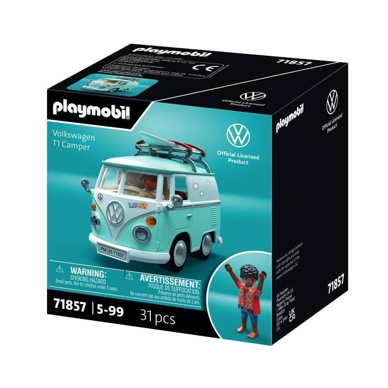 Playmobil 71857 Volkswagen T1 Camper Playmobil Icon Cars, Icon Cars