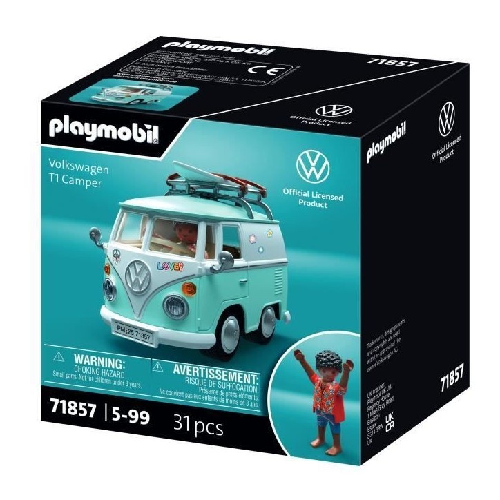 Playmobil 71857 Volkswagen T1 Camper Playmobil Icon Cars, Icon Cars