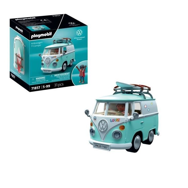 Playmobil 71857 Volkswagen T1 Camper Playmobil Icon Cars, Icon Cars