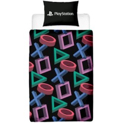 Parure de lit réversible - PLAYSTATION - Microfibre - 1 housse de cou