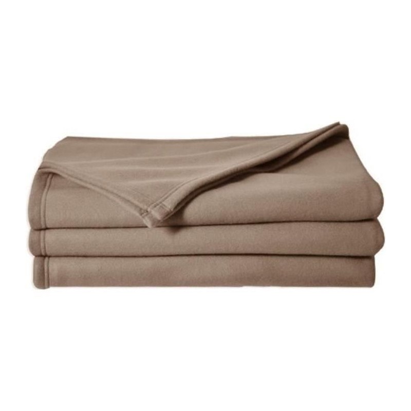 POLECO couverture polaire TAUPE 180 POLECO couverture polaire TAUPE 180