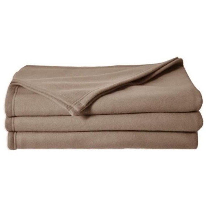 POLECO couverture polaire TAUPE 180 POLECO couverture polaire TAUPE 180
