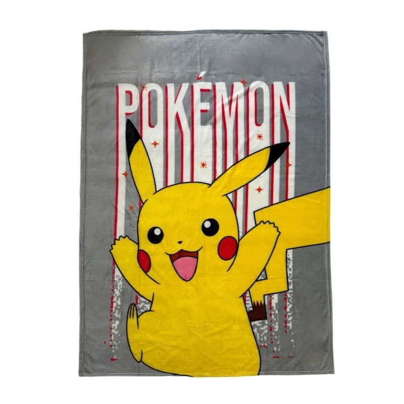Plaid - POKEMON - Pikachu - 130 x 180 cm Plaid - POKEMON - Pikachu - 130 x 180 cm