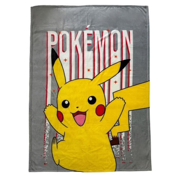 Plaid - POKEMON - Pikachu - 130 x 180 cm