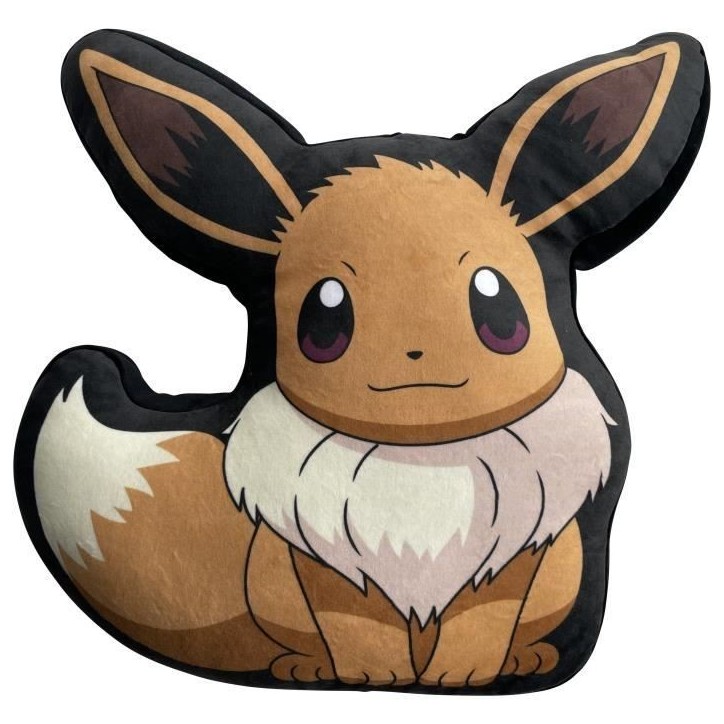 Coussin premium 3D - POKEMON - Evoli - Microfibre - 40 cm