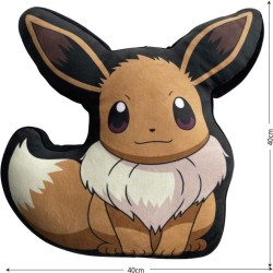 Coussin premium 3D - POKEMON - Evoli - Microfibre - 40 cm