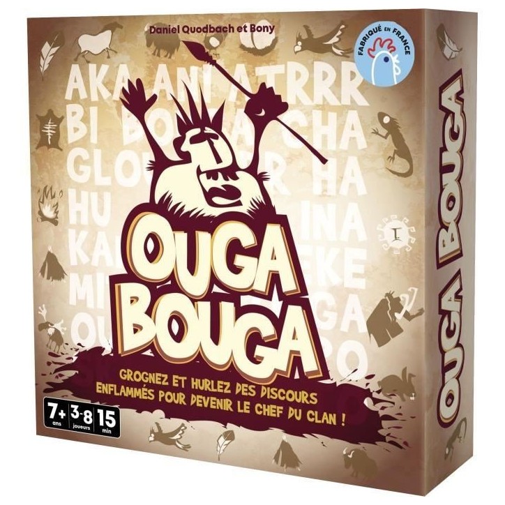 Ouga Bouga - Asmodee - Devenez le chef du clan - Des 7 ans - Fabriqué en France Ouga Bouga - Asmodee - Devenez le chef du clan - Des 7 ans - Fabriqué en France