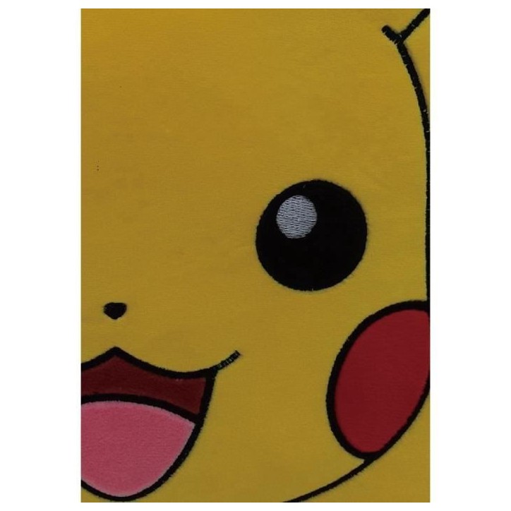 Coussin premium - Carré - POKEMON - Pikachu - Microfibre - 40 cm
