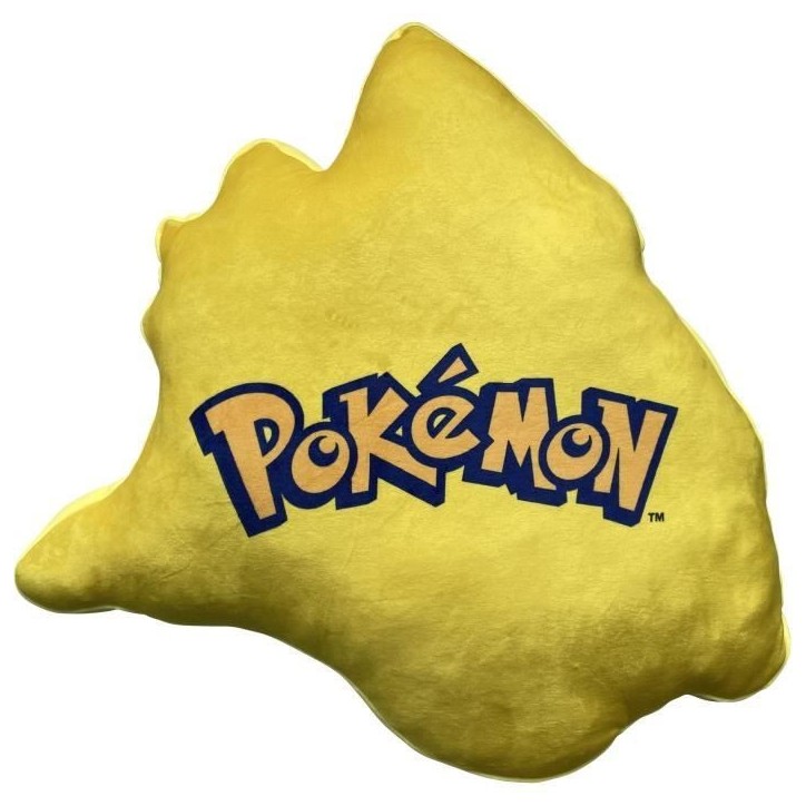 Coussin premium 3D - POKEMON - Pikachu couché - Microfibre - 50 cm