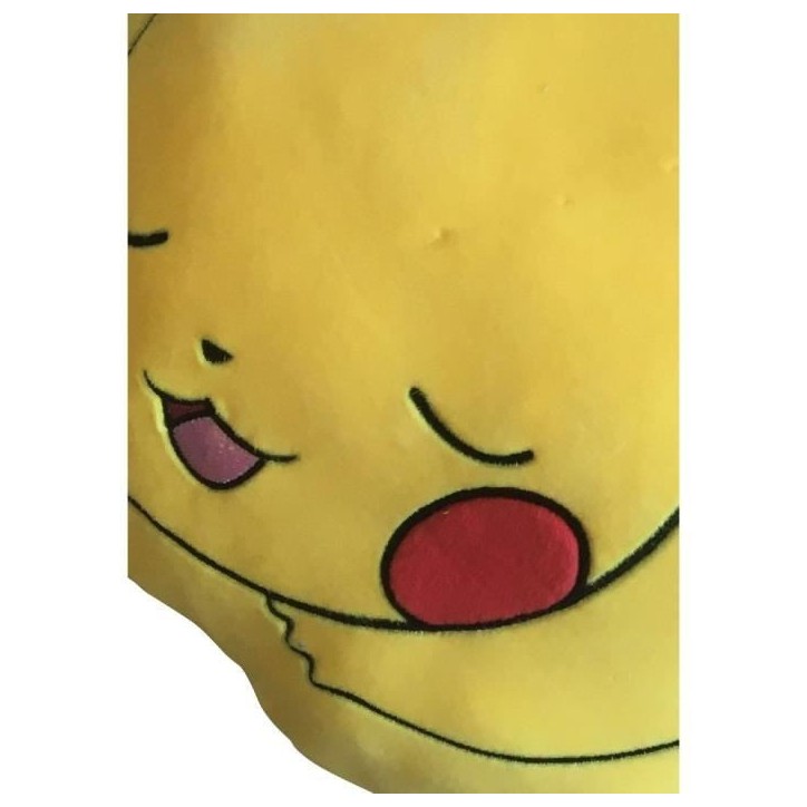 Coussin premium 3D - POKEMON - Pikachu couché - Microfibre - 50 cm