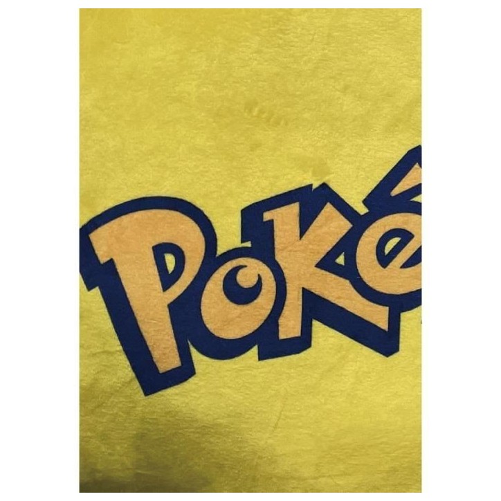 Coussin premium 3D - POKEMON - Pikachu couché - Microfibre - 50 cm