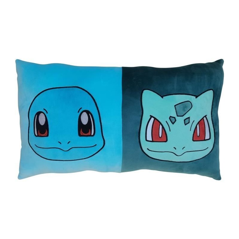 Coussin double face - Carré - POKEMON - Pikachu et Starter - Microfib Coussin double face - Carré - POKEMON - Pikachu et Starter - Microfib