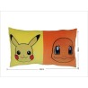 Coussin double face - Carré - POKEMON - Pikachu et Starter - Microfib Coussin double face - Carré - POKEMON - Pikachu et Starter - Microfib