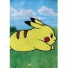 Coussin premium - POKEMON - Pikachu & Eevee - Microfibre - 60 cm
